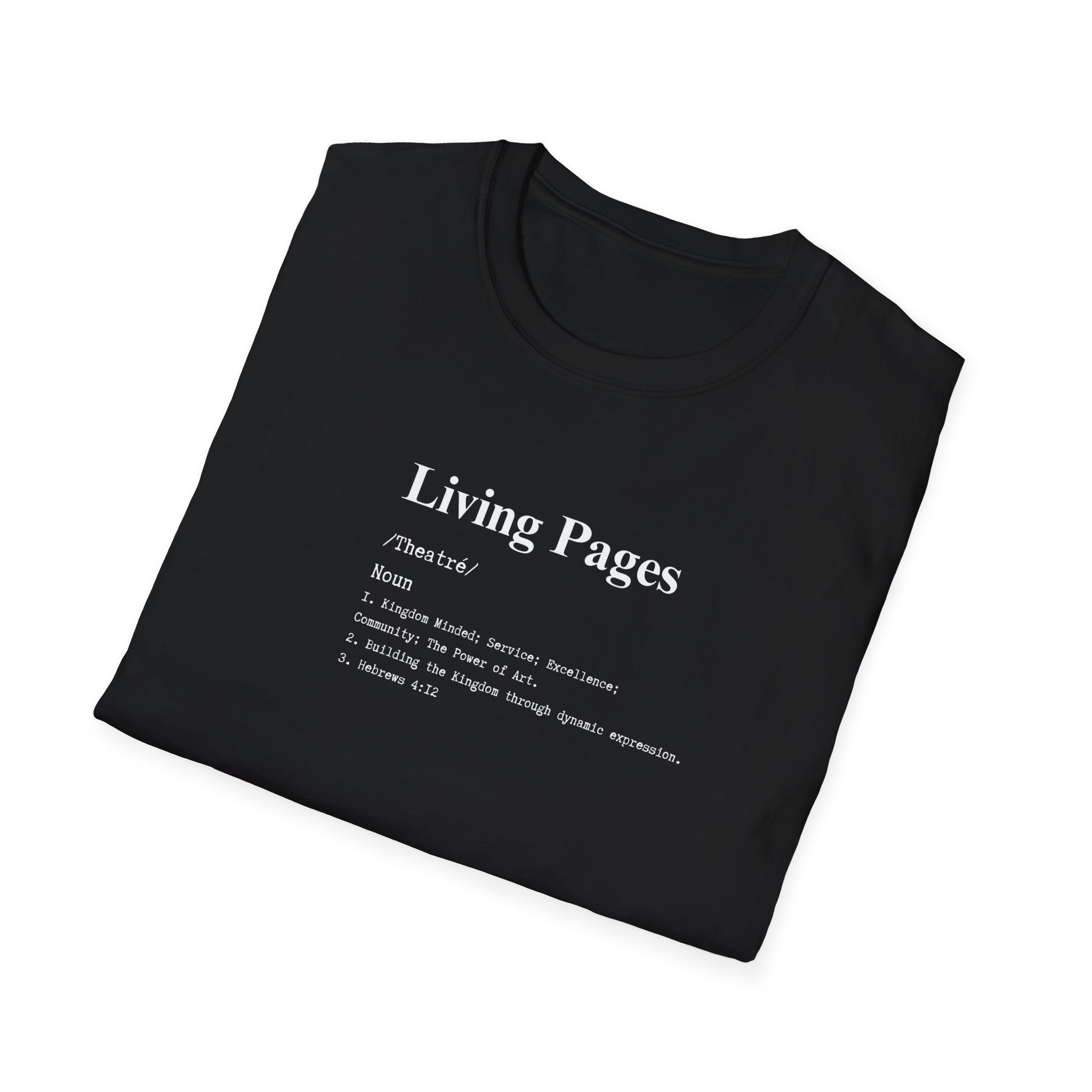 Living Pages Theatre Definition Shirt