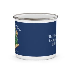 Living Pages Logo Camping Mug