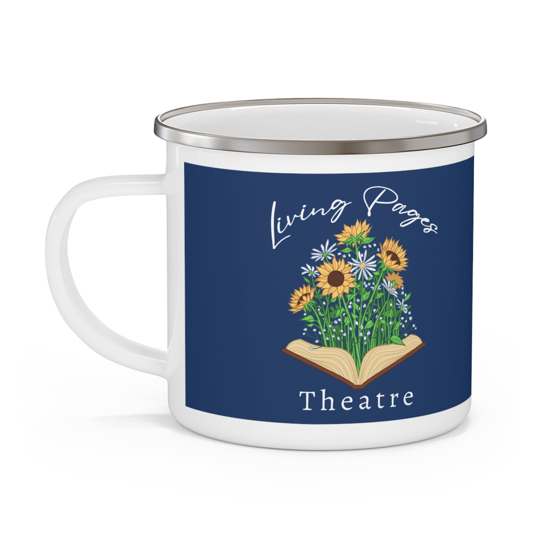 Living Pages Logo Camping Mug - Image 3